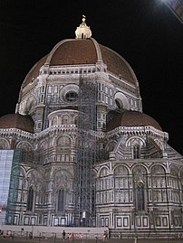 The Gothic east end of Florence Cathedral