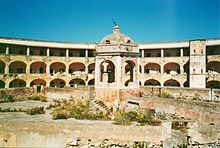Photograph of the abandoned Santo Stefano prison