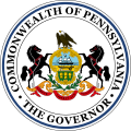 Seal of the governor of Pennsylvania (official)[13]