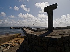 Tau cross, Tory Island, County Donegal, Ireland