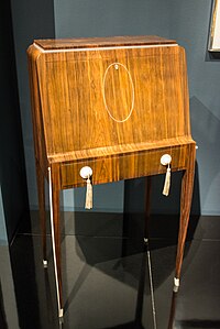 Tibbitant desk by Émile-Jacques Ruhlmann (1923) (Metropolitan Museum)