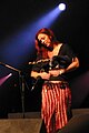 Kathryn Tickell playing Northumbrian smallpipes.