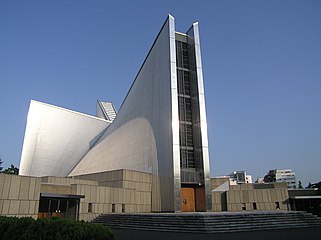 One quadrant of the Tokyo Cathedral, 2 July 2003