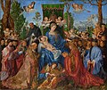 Das Rosenkranzfest: Dürer am rechten Rand