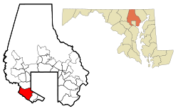 Location of Catonsville, Maryland