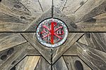 A Chi Rho with the Alpha and Omega at the Basilica of the Annunciation in Nazareth.
