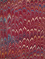 Image 28Marbled book board from a book published in London in 1872 (from Bookbinding)