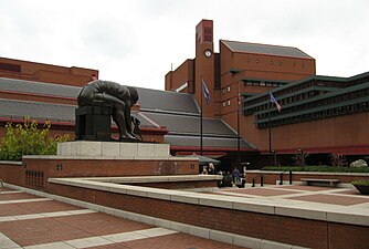 The British Library in London, by Colin St John Wilson, completed 1997