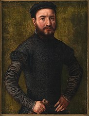 Portrait of a man, 1542 or 1560