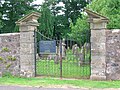 Crosbie church gates.
