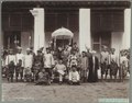 Image 36Photo of Sultan Ahmad Muʽazzam and his courtiers. Many years after the precolonial period. c. 1900. (from History of Malaysia)