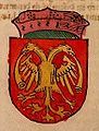 Coat of arms of Stefan Lazarević, later ed. Chronicle of the Council of Constance (1483)