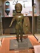 1st century brass statue of Gallic warrior
