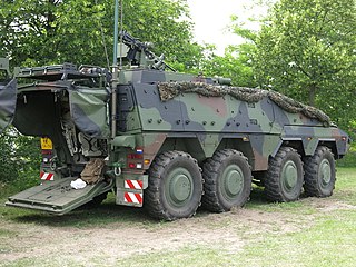 Dutch Army Boxer in command post configuration - 36 of which were ordered