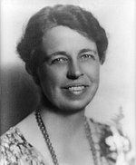 Photographic portrait of Eleanor Roosevelt