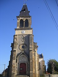 The church in Ville-Langy