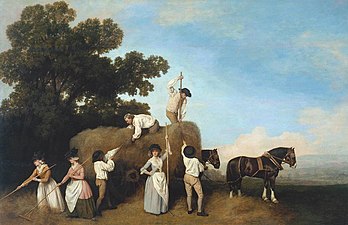 Haymakers (1785), oil on panel, 89.5 x 132.5 cm., Tate Britain