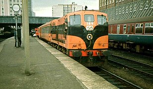 View in 1975 with the Enterprise to Dublin Connolly.