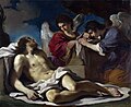 Dead Christ Mourned by Two Angels by Guercino