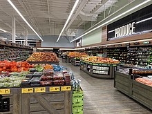 A picture of the newest Safeway store themes, dubbed "Lifestyle 2.0" internally.[51]
