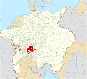 Herzogtum Württemberg (rot)