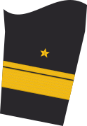 Ärmelabzeichen der Jacke (Dienstanzug) eines Konteradmirals (Truppendienst)