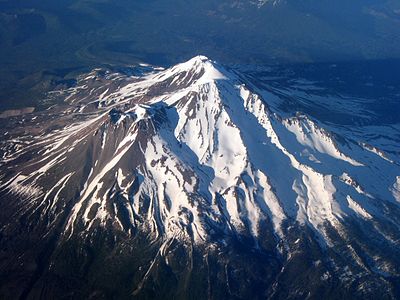 49. Mount Shasta in California is the highest summit of the southern Cascade Range.