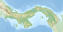 Reliefkarte: Panama