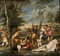 Peter Paul Rubens nach Tizian: Bacchanal der Andrier, 1630er Jahre, Schwedisches Nationalmuseum, Stockholm