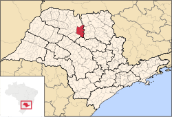 Location of the Microregion of Catanduva