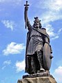 Statue Alfreds des Großen bei Winchester.