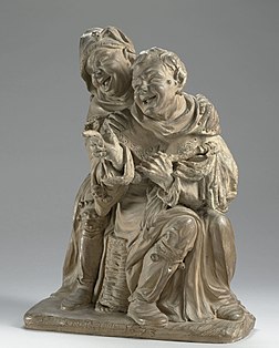 Two laughing fools, by Pieter Xavery (1773), Rijksmuseum Amsterdam
