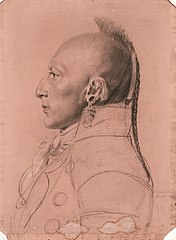 Unidentified Chief of the Little Osage, 1804 (New-York Historical Society)