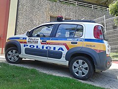 School patrol Fiat Uno PMMG.