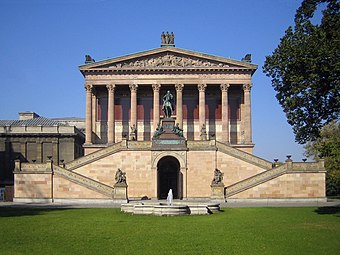 Alte Nationalgalerie, Berlin (entworfen von Stüler 1862, ausgeführt bis 1876 von Strack)