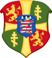 Arms of Alexander of Battenberg, who ruled the Principality of Bulgaria (1879–1886)