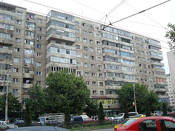 Socialist-era apartment blocks on Bulevardul Iuliu Maniu