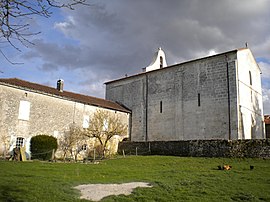 The church in Bourg-des-Maisons