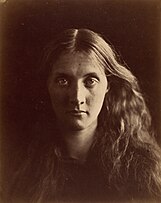 Photograph of Julia Stephen titled - My niece Julia full face, April 1867