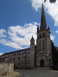 The church in St. Julien l'Ars