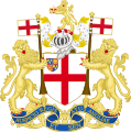Coat of arms of the East India Company during company rule in India (1757-1858)