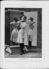 Thylda corset, 1908