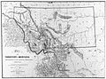 de Lacy's 1865 map of the Montana Territory