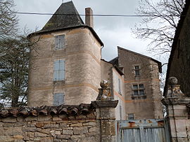 The chateau in Toulonjac