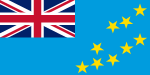 1:2 Flagge Tuvalus zwischen 1978 und 1995