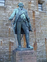 Statue von Friedrich Wilhelm II. auf der Burg Hohenzollern