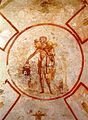 Jesus as the Good Shepherd, Catacomb of Callixtus, Rome