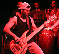 Harold Hopkins Miranda playing with Puya Puerto Rico on February 8, 2014.