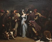 L'arrestation de Charlotte Corday de Henri Scheffer, 1830