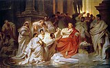 The Murder of Caesar by Karl von Piloty, 1865, Lower Saxony State Museum